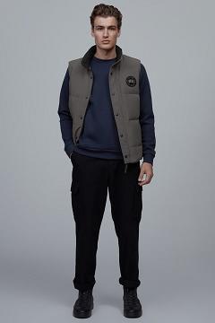 Chamarras Canada Goose Hombre Mexico - Garson Chalecos Black Label Grises ZC6837904